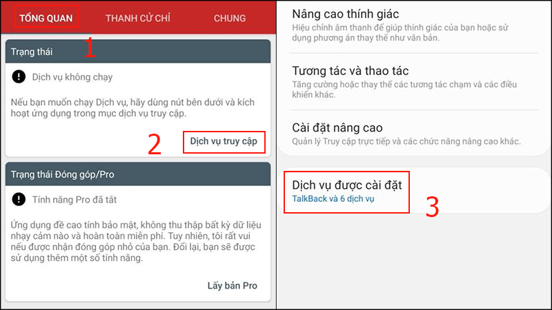 Giao diện ứng dụng Gesture Control